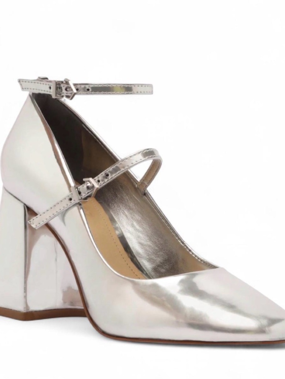 $168 Schutz Dorothy High Block Pump heels Sz 8.5